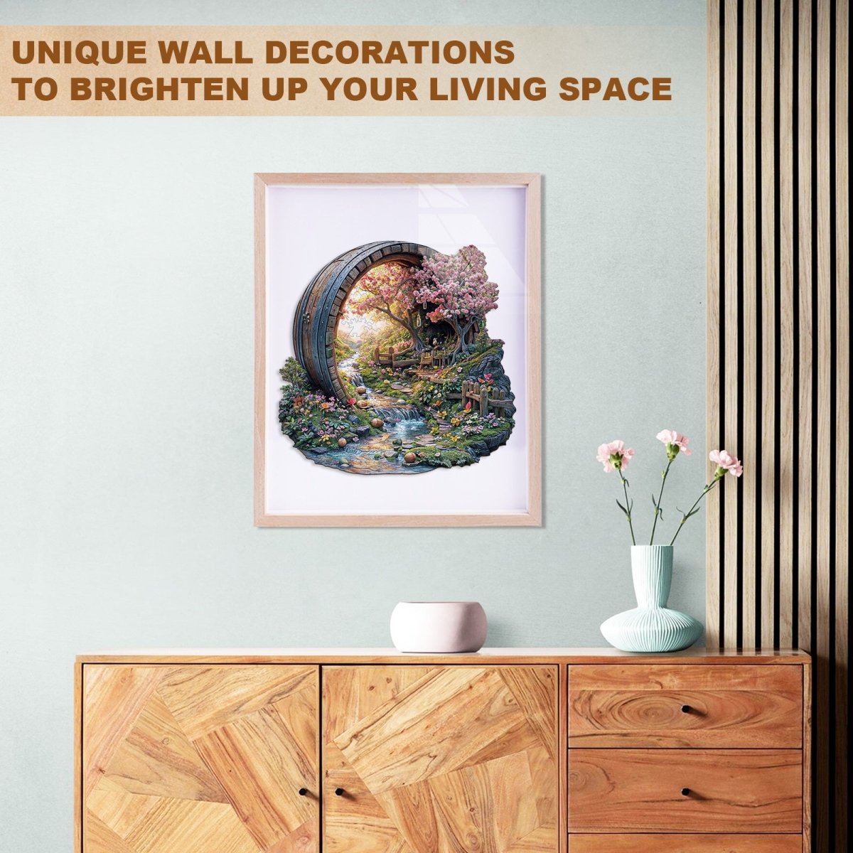 Barrel of Spring Wooden Jigsaw Puzzle - KAAYEE Puzzle