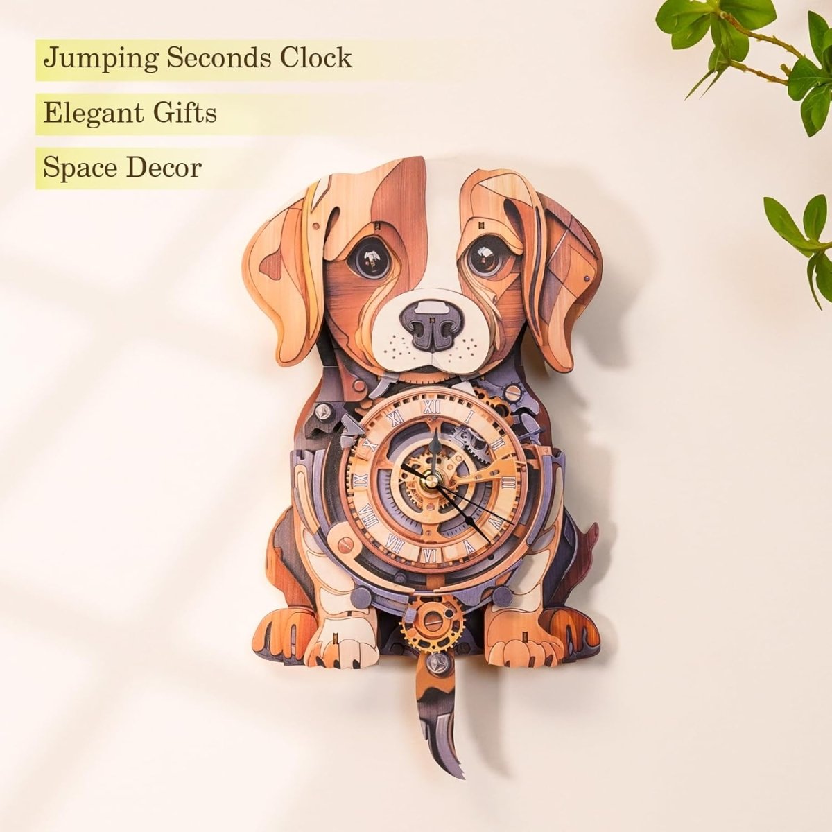 Beagle Clock DIY Wooden Puzzle - KAAYEE Puzzle