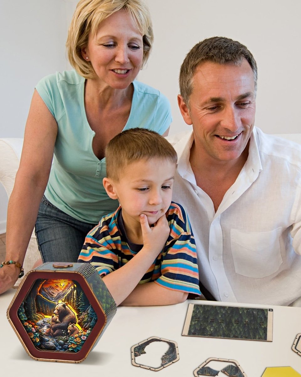 Bear Hug Night Light - KAAYEE Puzzle