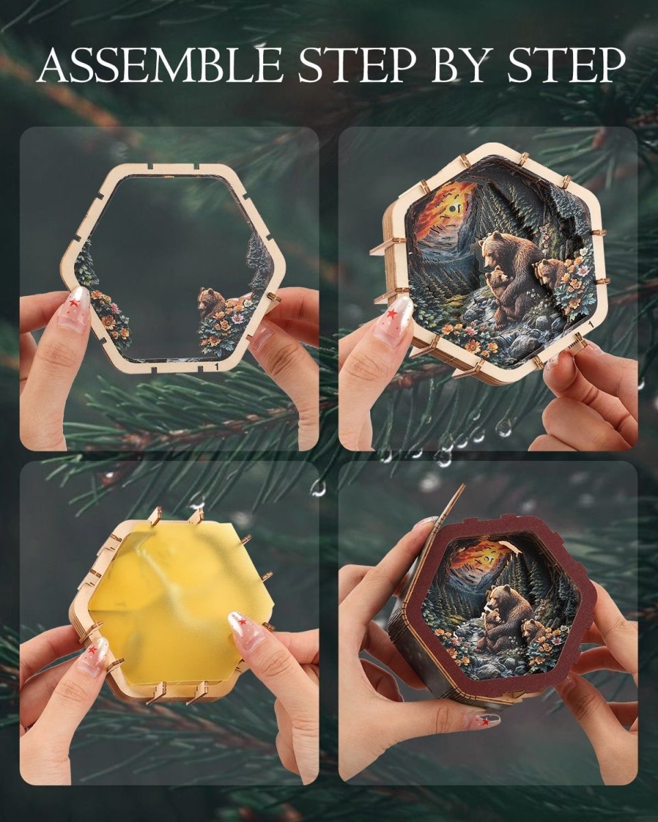 Bear Hug Night Light - KAAYEE Puzzle