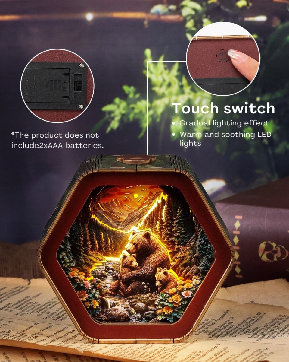 Bear Hug Night Light - KAAYEE Puzzle