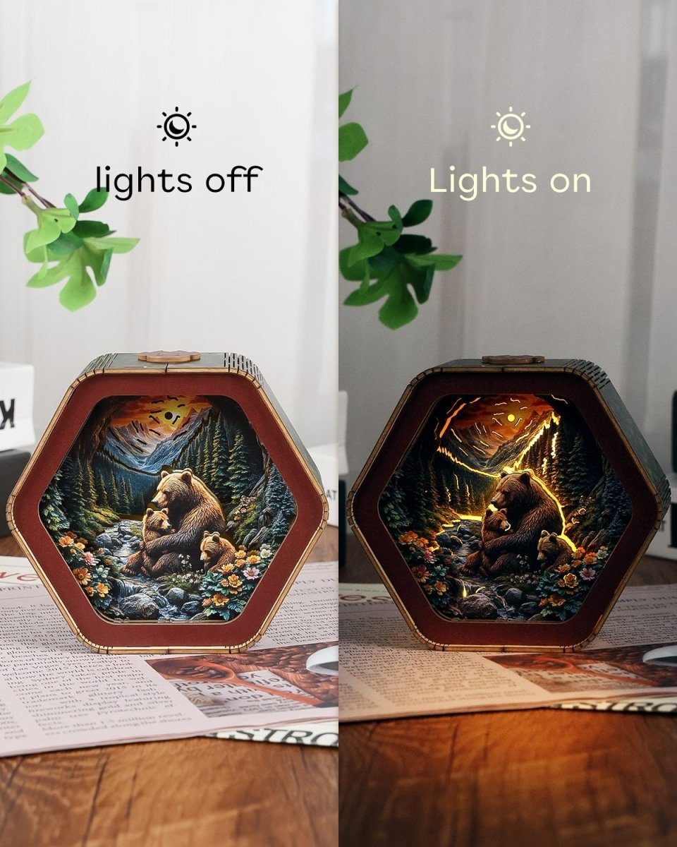 Bear Hug Night Light - KAAYEE Puzzle
