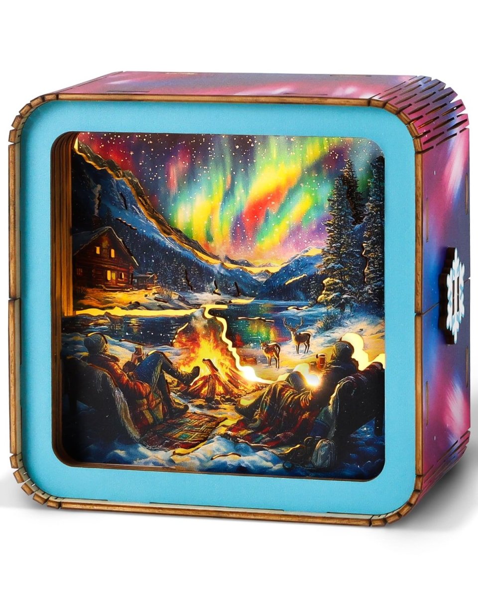 Beautiful Aurora Night Light - KAAYEE Puzzle