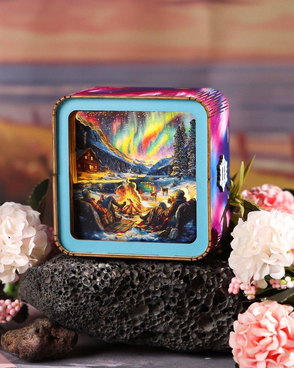 Beautiful Aurora Night Light - KAAYEE Puzzle