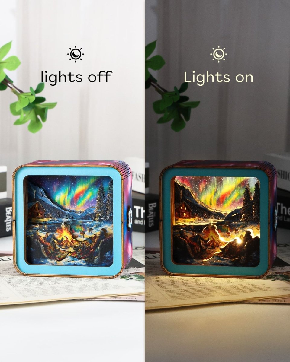 Beautiful Aurora Night Light - KAAYEE Puzzle