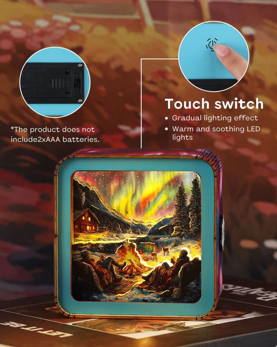 Beautiful Aurora Night Light - KAAYEE Puzzle