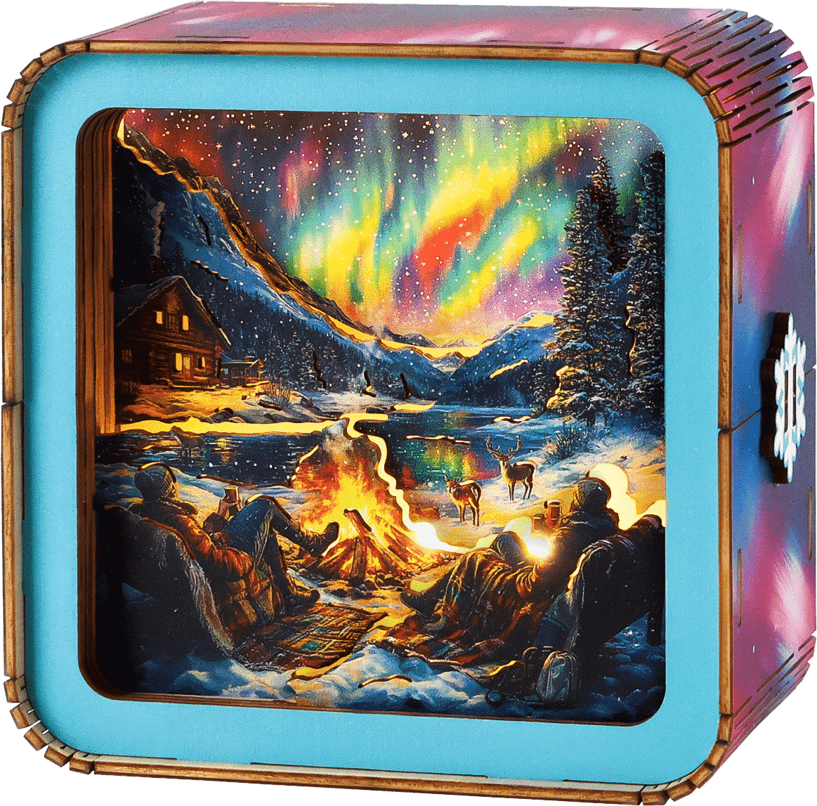 Beautiful Aurora Night Light - KAAYEE Puzzle