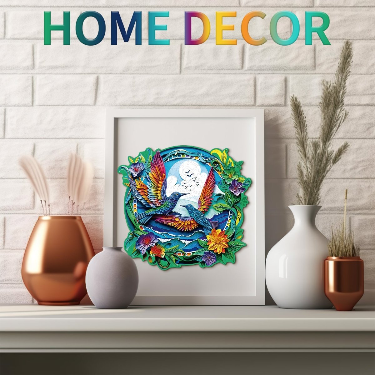 Beautiful hummingbird Wooden Jigsaw Puzzle - KAAYEE Puzzle