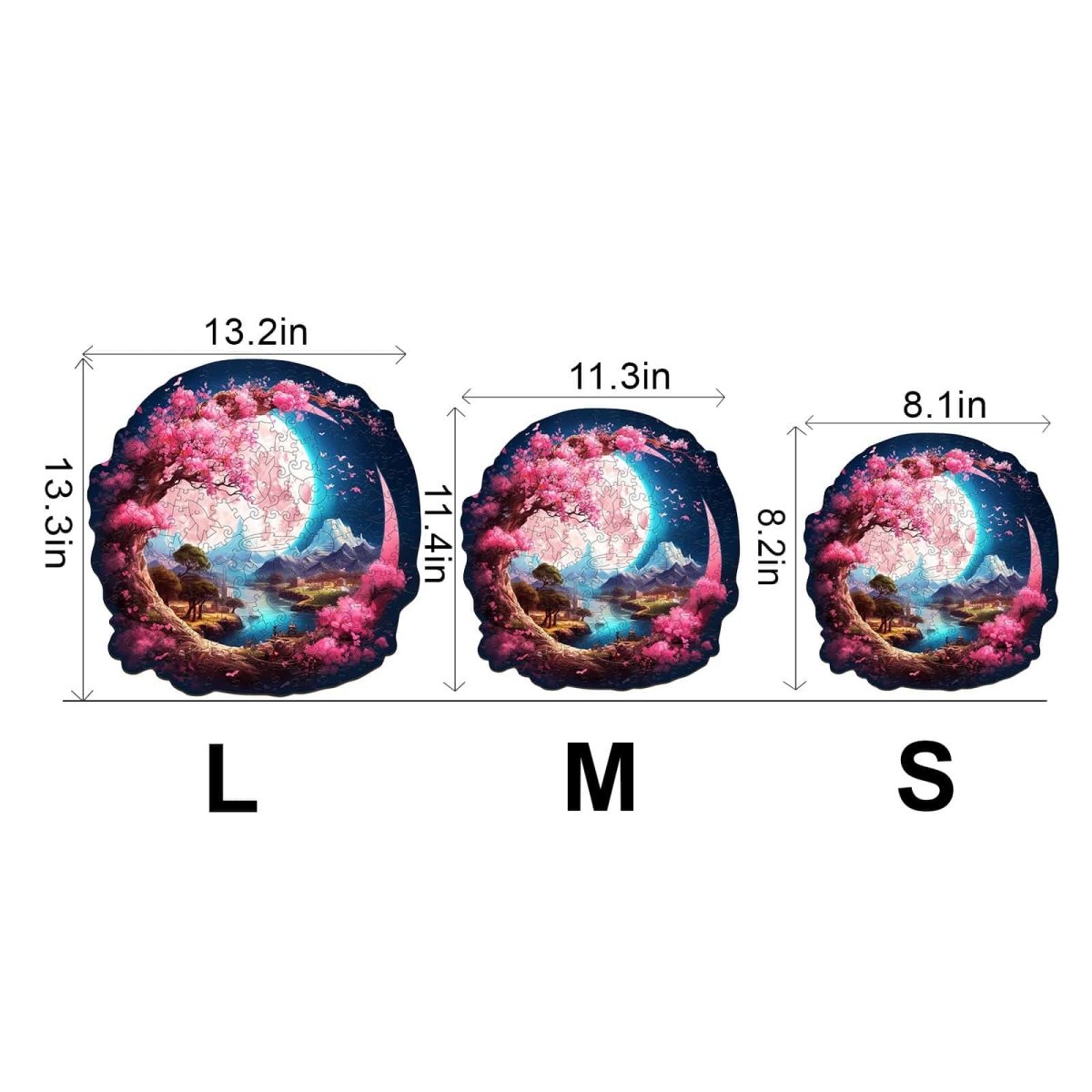 Beautiful Moon Island Wooden Jigsaw Puzzle - KAAYEE Puzzle