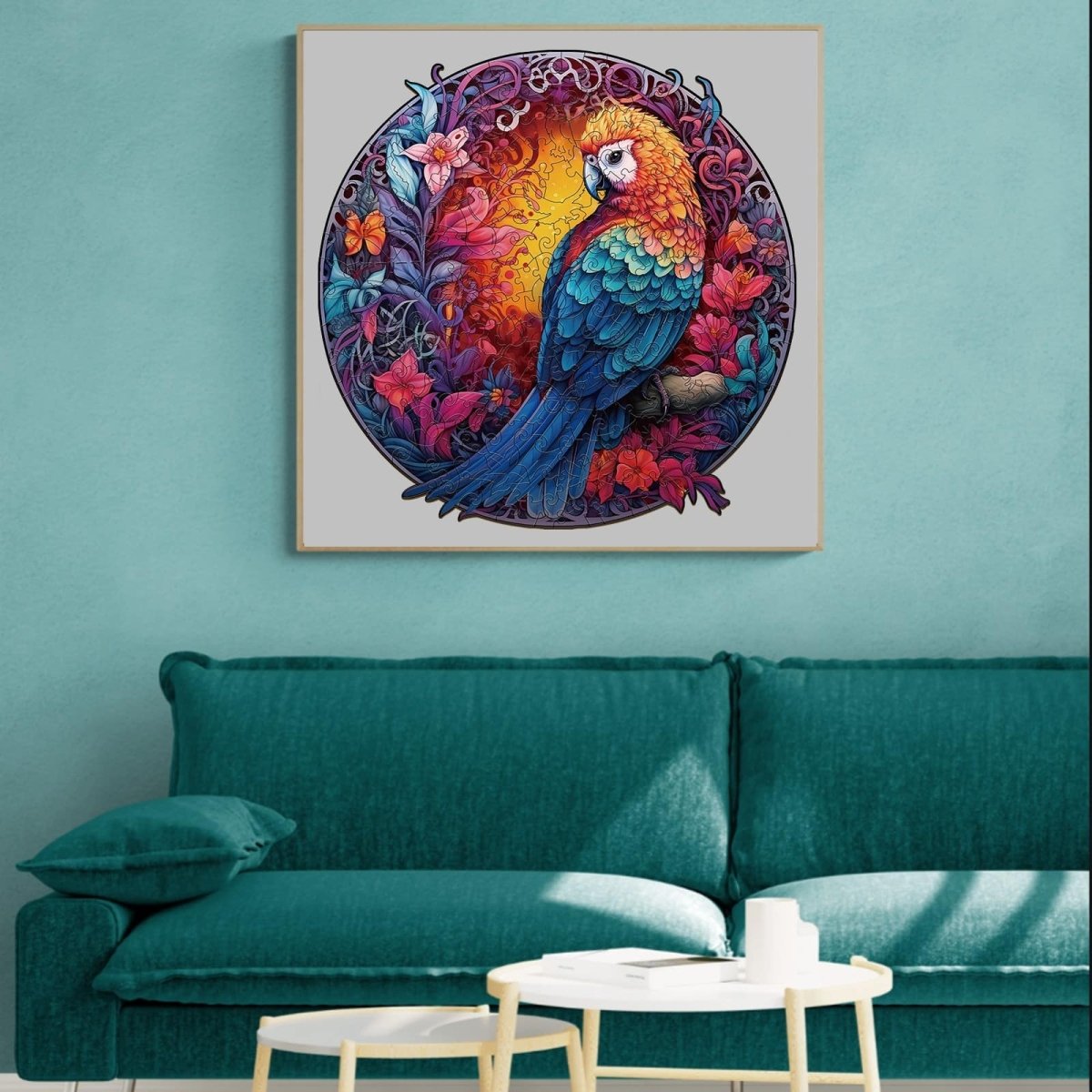 Beautiful Parrot Wooden Jigsaw Puzzle - KAAYEE Puzzle