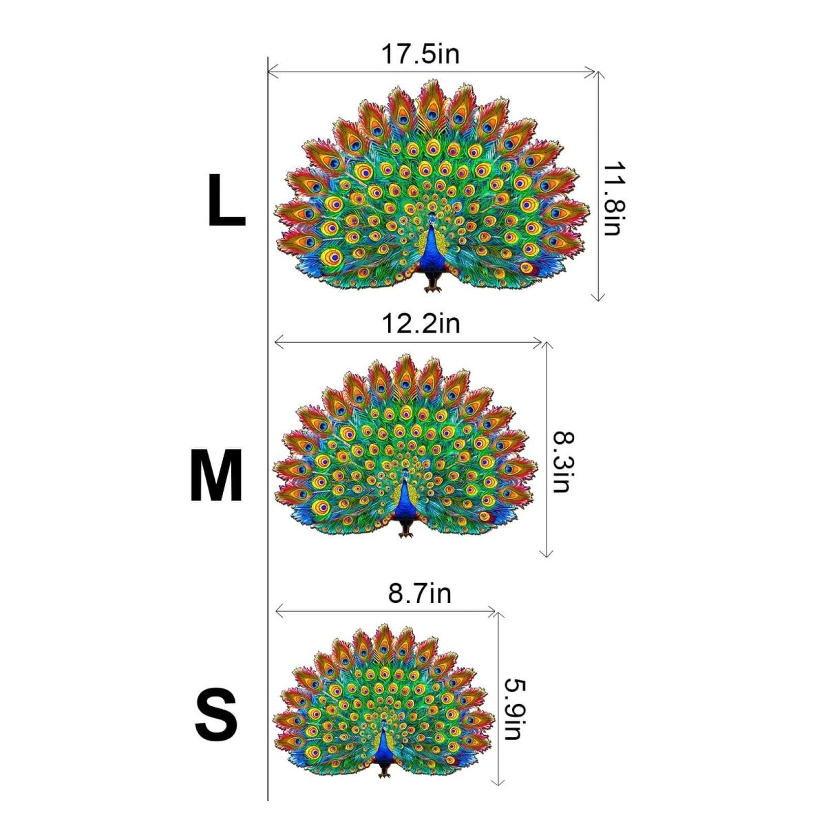 Beautiful Peacock Wooden Jigsaw Puzzle - KAAYEE Puzzle