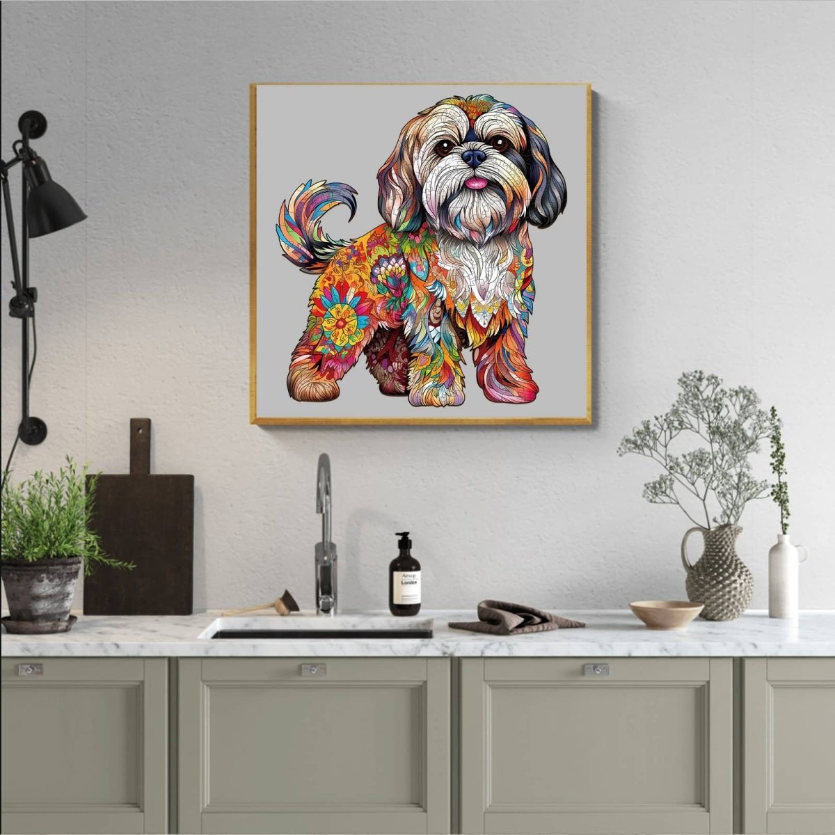 Beautiful shih tzu Wooden Jigsaw Puzzle - KAAYEE Puzzle