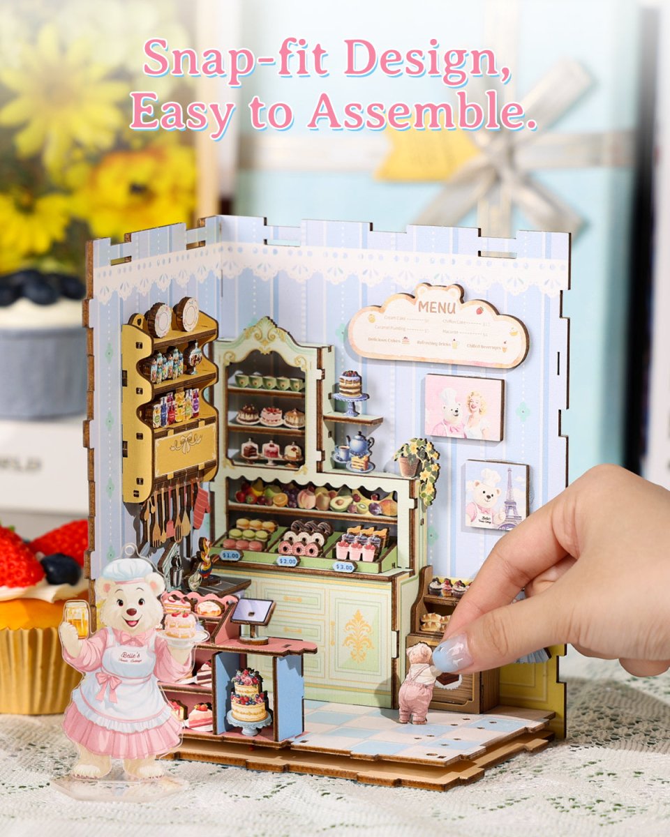 Belle's Treats Cottage Book Nook Kit - KAAYEE Puzzle
