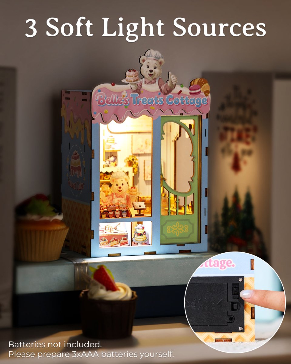 Belle's Treats Cottage Book Nook Kit - KAAYEE Puzzle