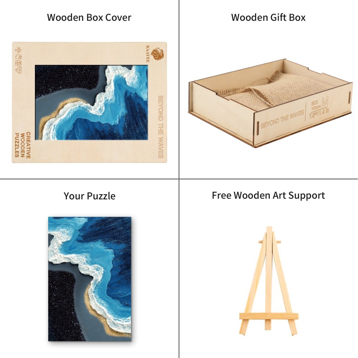 Beyond the Waves Wooden Jigsaw Puzzle - KAAYEE Puzzle
