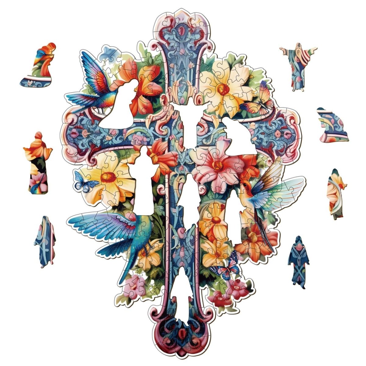 Blessing Cross 1 Wooden Jigsaw Puzzle - KAAYEE Puzzle