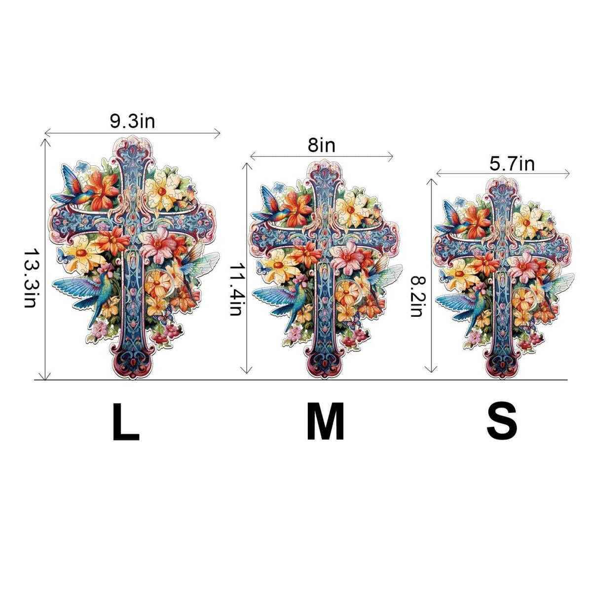 Blessing Cross 1 Wooden Jigsaw Puzzle - KAAYEE Puzzle