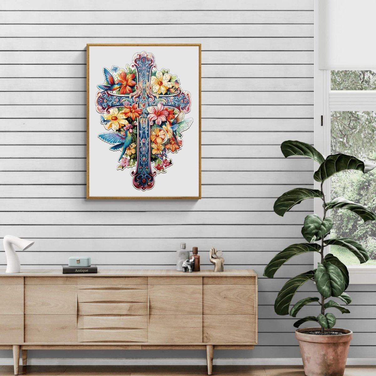 Blessing Cross 1 Wooden Jigsaw Puzzle - KAAYEE Puzzle