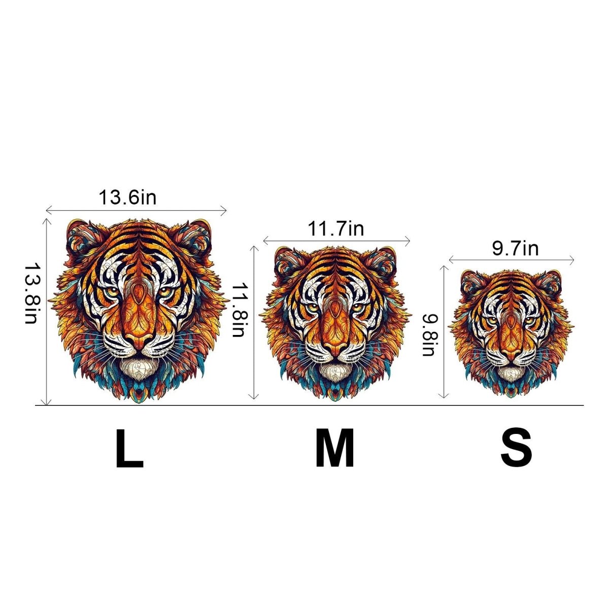 Brave Tiger Wooden Jigsaw Puzzle - KAAYEE Puzzle