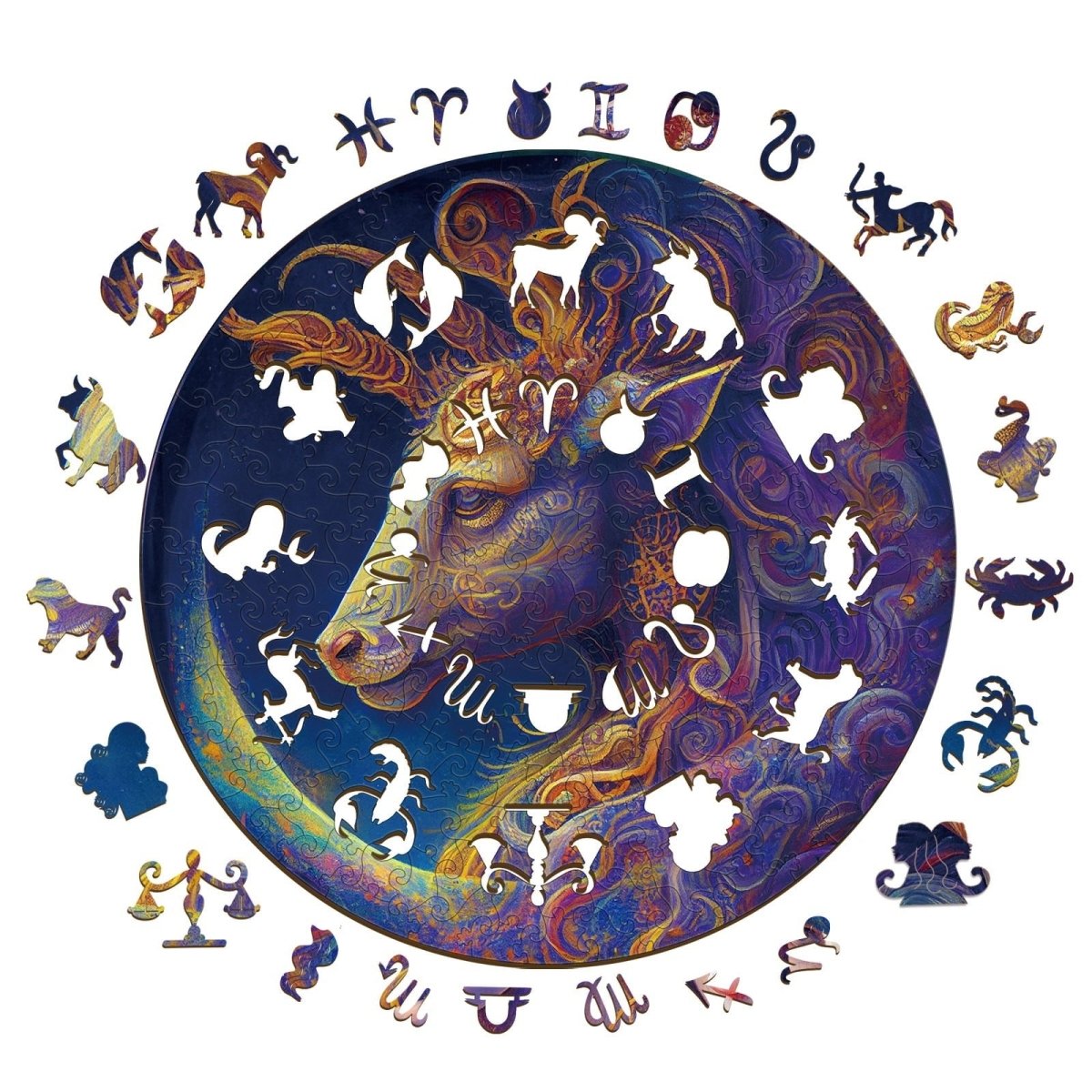 Capricorn Wooden Jigsaw Puzzle - KAAYEE Puzzle
