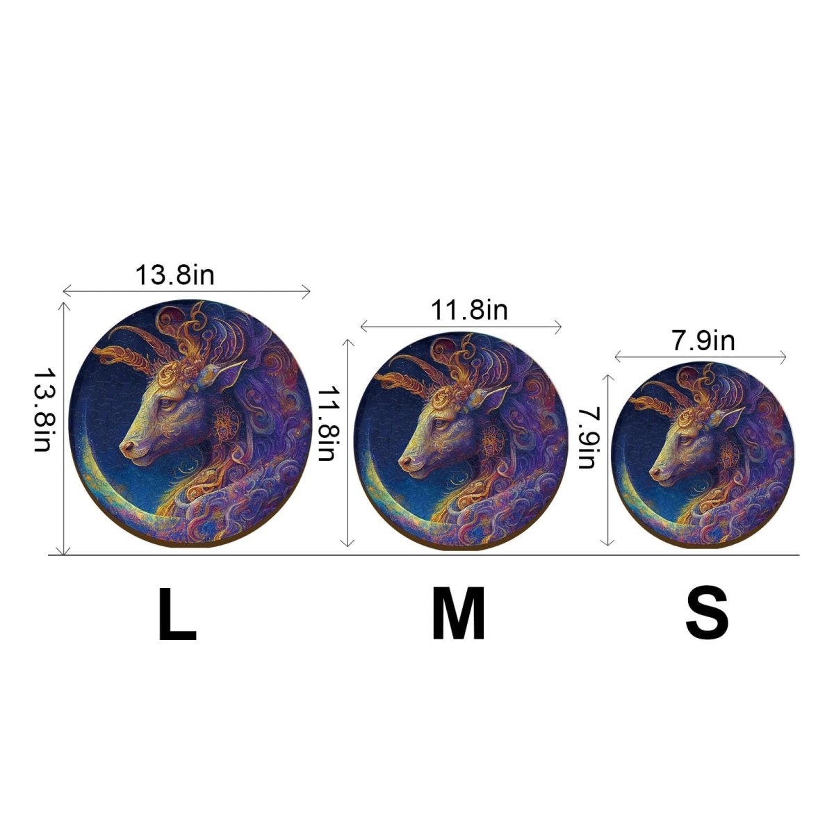 Capricorn Wooden Jigsaw Puzzle - KAAYEE Puzzle