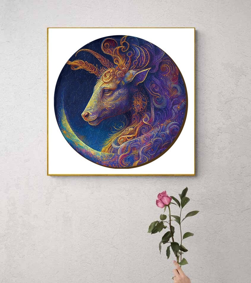 Capricorn Wooden Jigsaw Puzzle - KAAYEE Puzzle