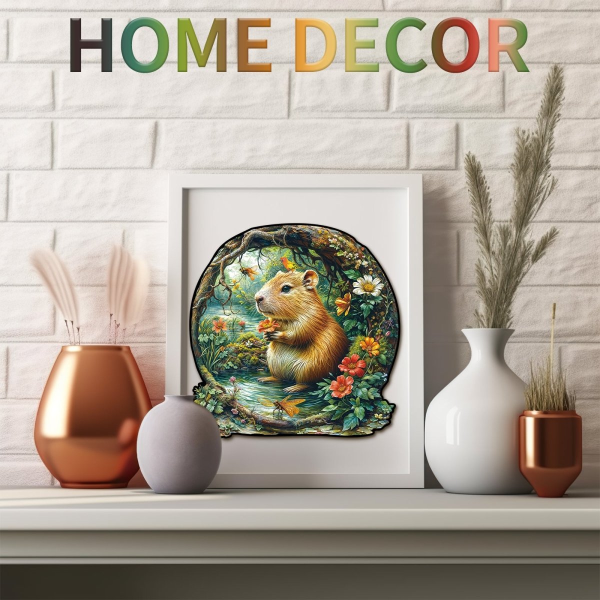 Capybara Wooden Jigsaw Puzzle - KAAYEE Puzzle