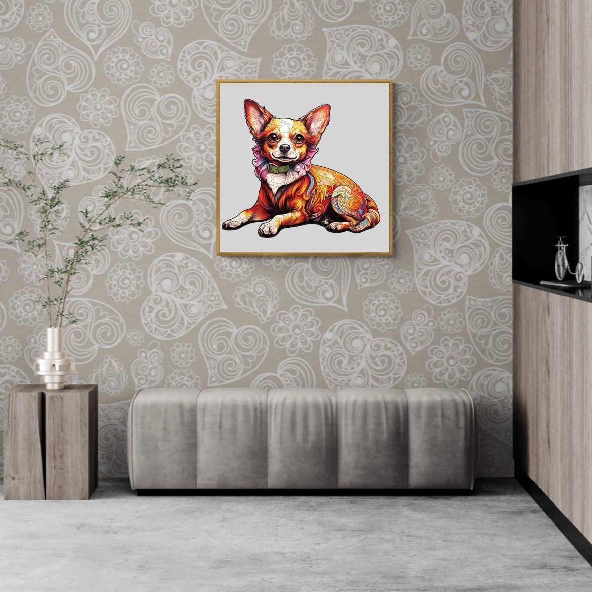 Charming Chihuahua Wooden Jigsaw Puzzle - KAAYEE Puzzle