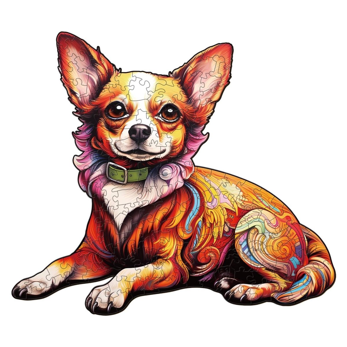 Charming Chihuahua Wooden Jigsaw Puzzle - KAAYEE Puzzle