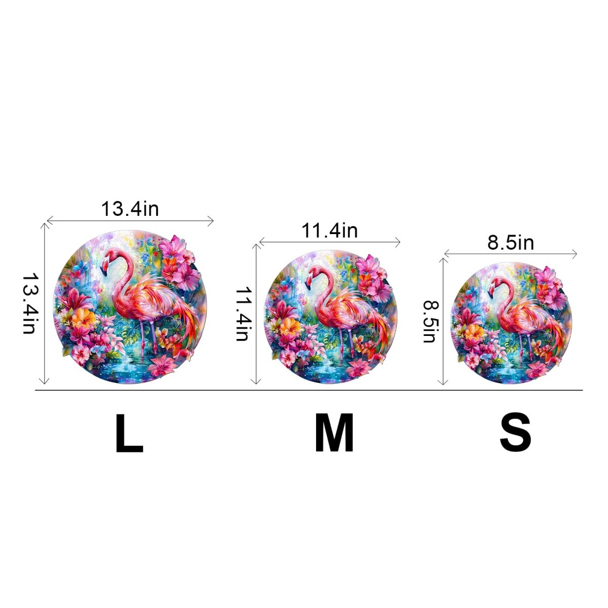 Charming flamingo Wooden Jigsaw Puzzle - KAAYEE Puzzle