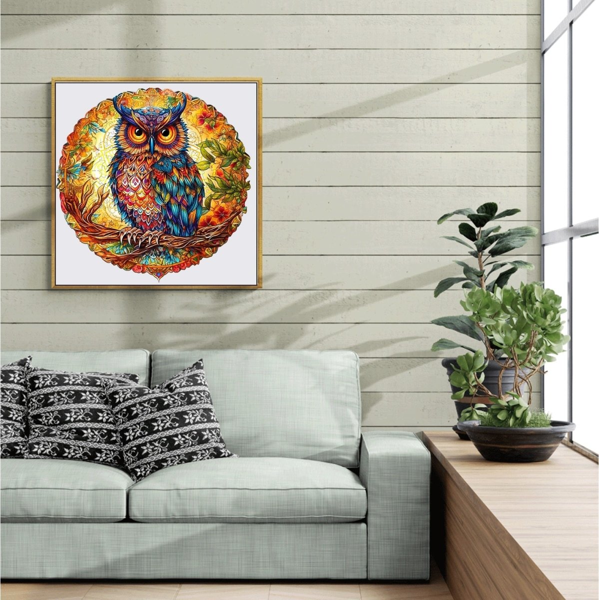 Charming Owl Wooden Jigsaw Puzzle - KAAYEE Puzzle