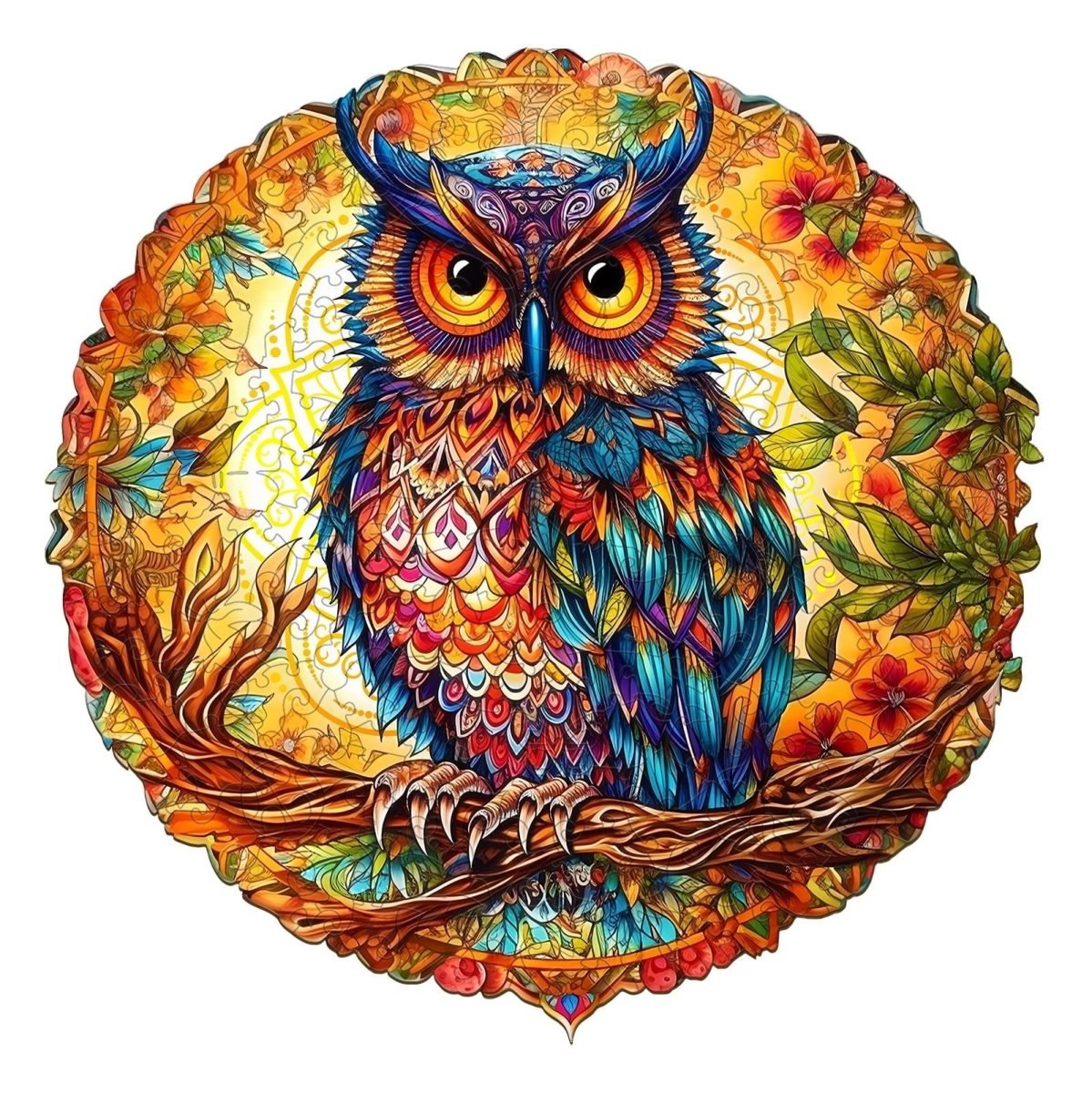 Charming Owl Wooden Jigsaw Puzzle - KAAYEE Puzzle