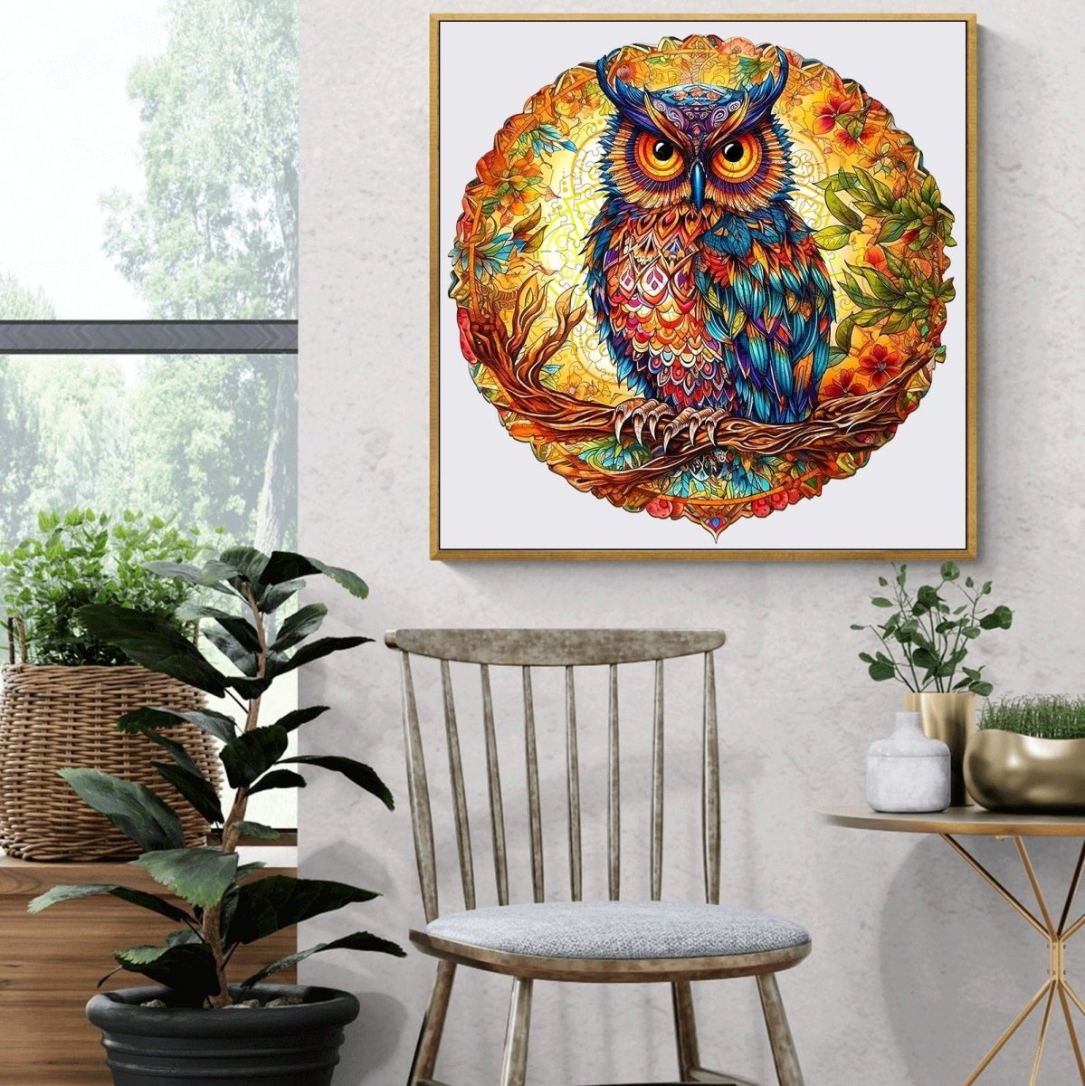 Charming Owl Wooden Jigsaw Puzzle - KAAYEE Puzzle
