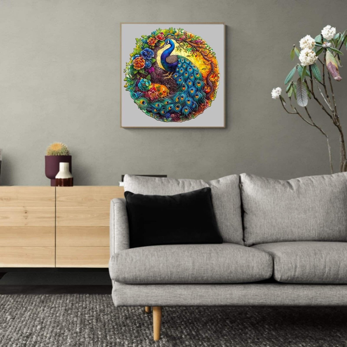 Charming Peacock 2 Wooden Jigsaw Puzzle - KAAYEE Puzzle