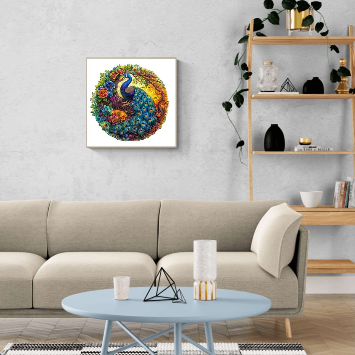 Charming Peacock 2 Wooden Jigsaw Puzzle - KAAYEE Puzzle