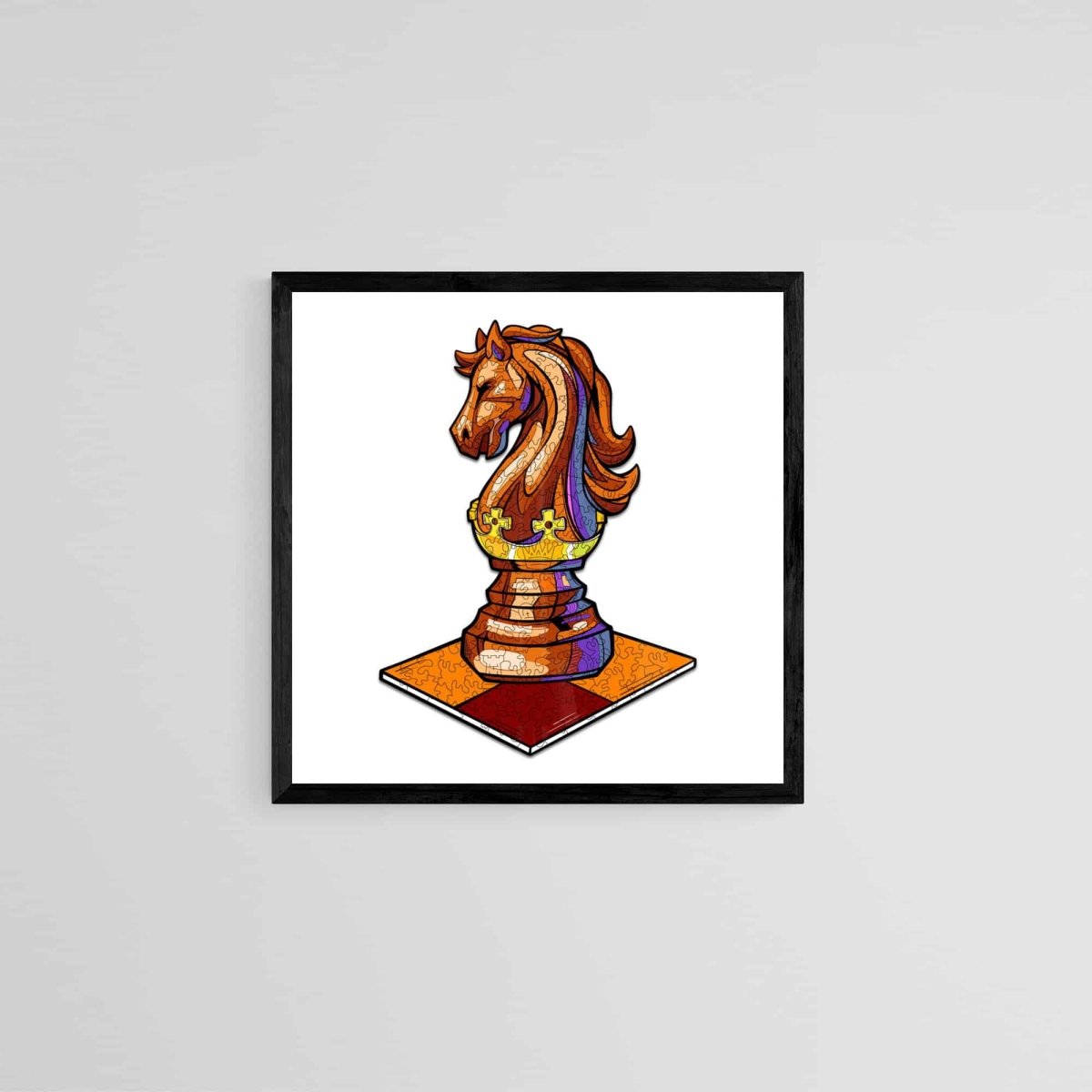 CHESS KNIGHT Wooden Jigsaw Puzzle - KAAYEE Puzzle