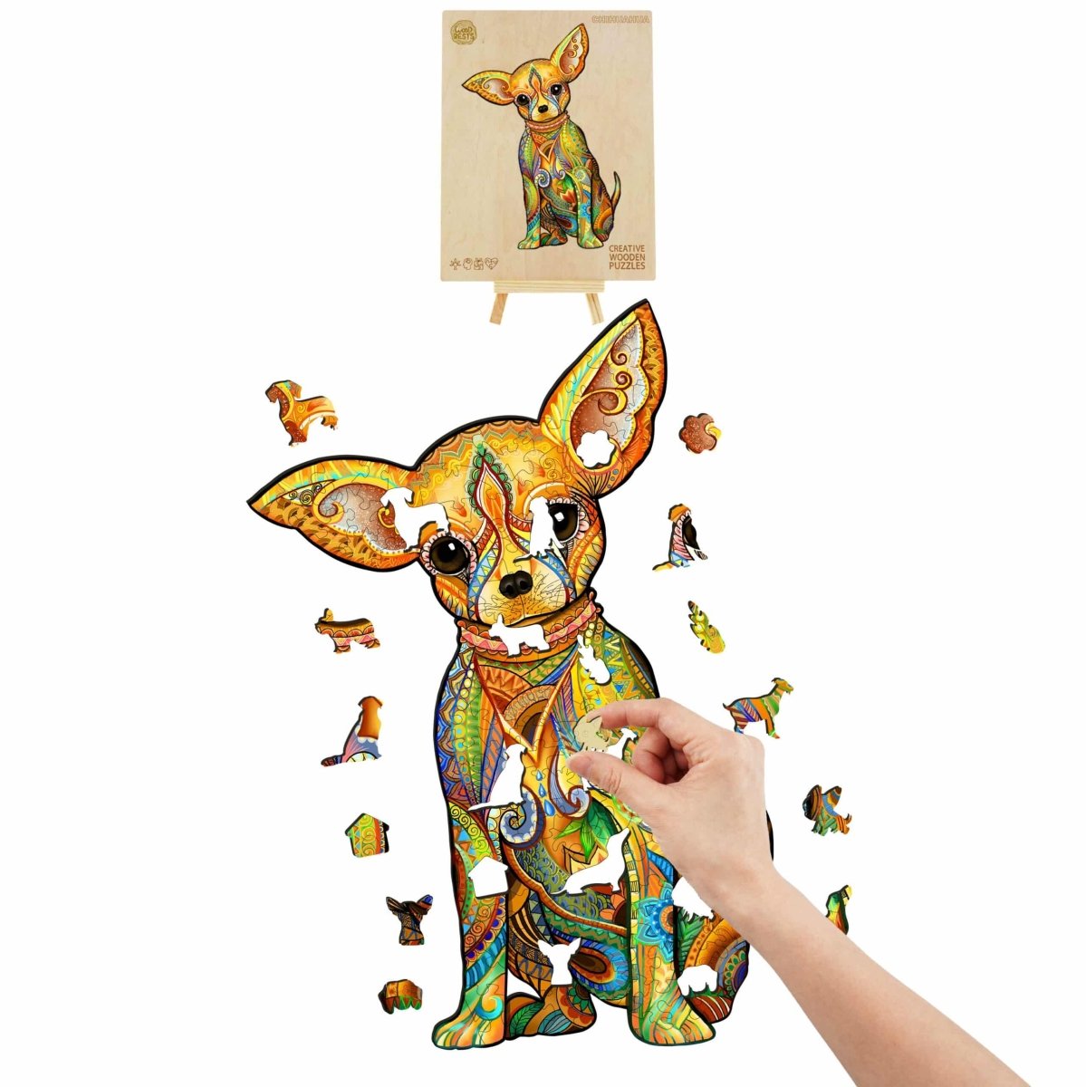 CHIHUAHUA Wooden Jigsaw Puzzle - KAAYEE Puzzle