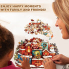 Christmas gift house Wooden Jigsaw Puzzle - KAAYEE Puzzle
