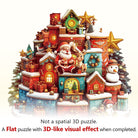 Christmas gift house Wooden Jigsaw Puzzle - KAAYEE Puzzle
