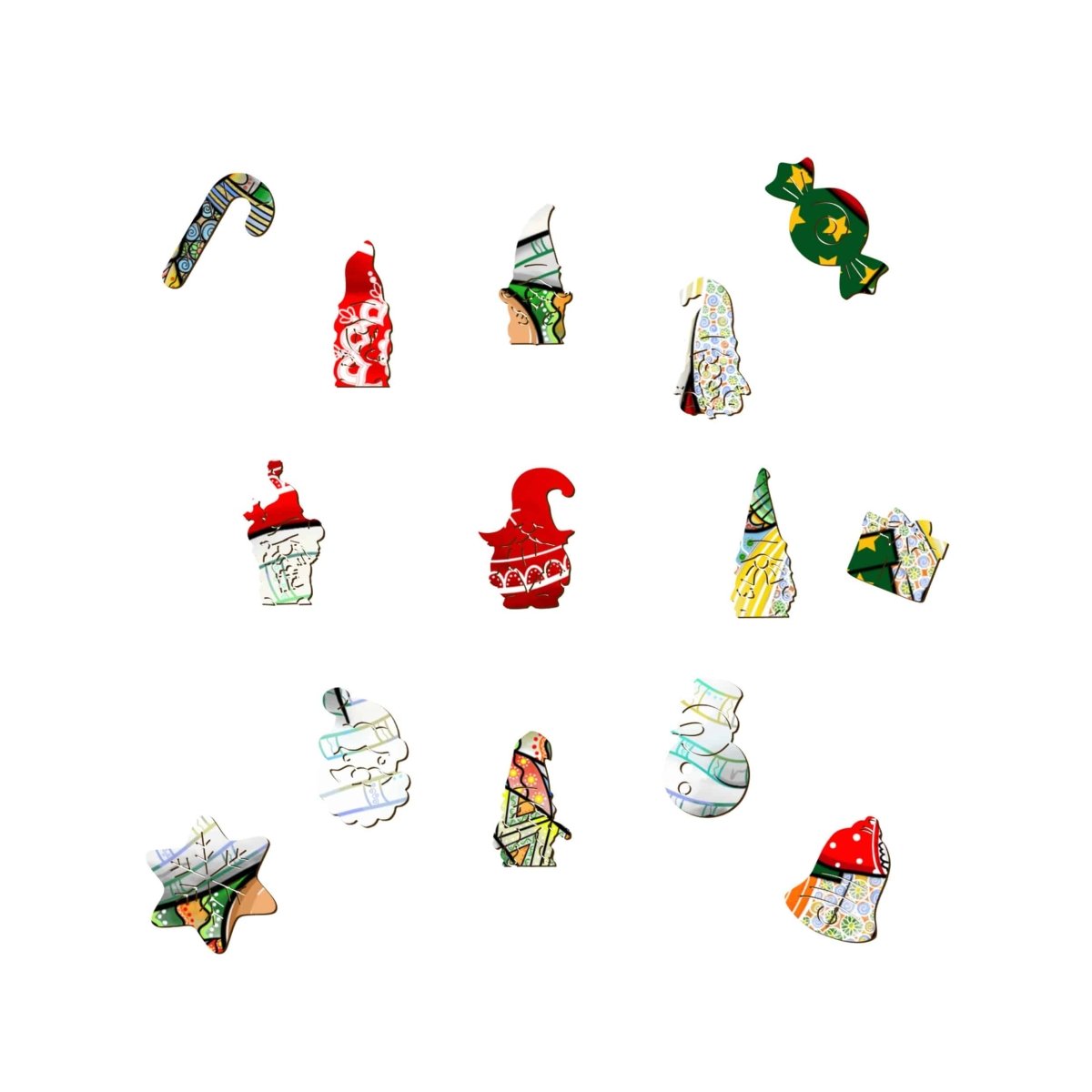 CHRISTMAS GOBLIN Wooden Jigsaw Puzzle - KAAYEE Puzzle