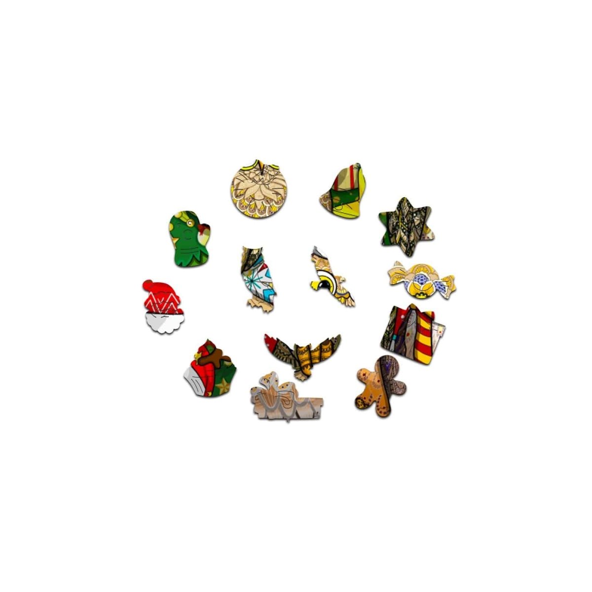 CHRISTMAS PARTY Wooden Jigsaw Puzzle - KAAYEE Puzzle