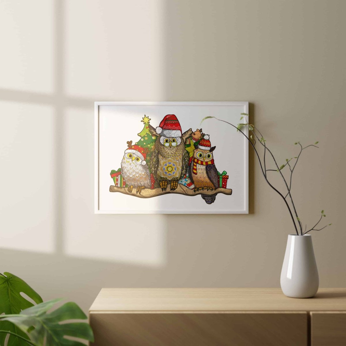 CHRISTMAS PARTY Wooden Jigsaw Puzzle - KAAYEE Puzzle
