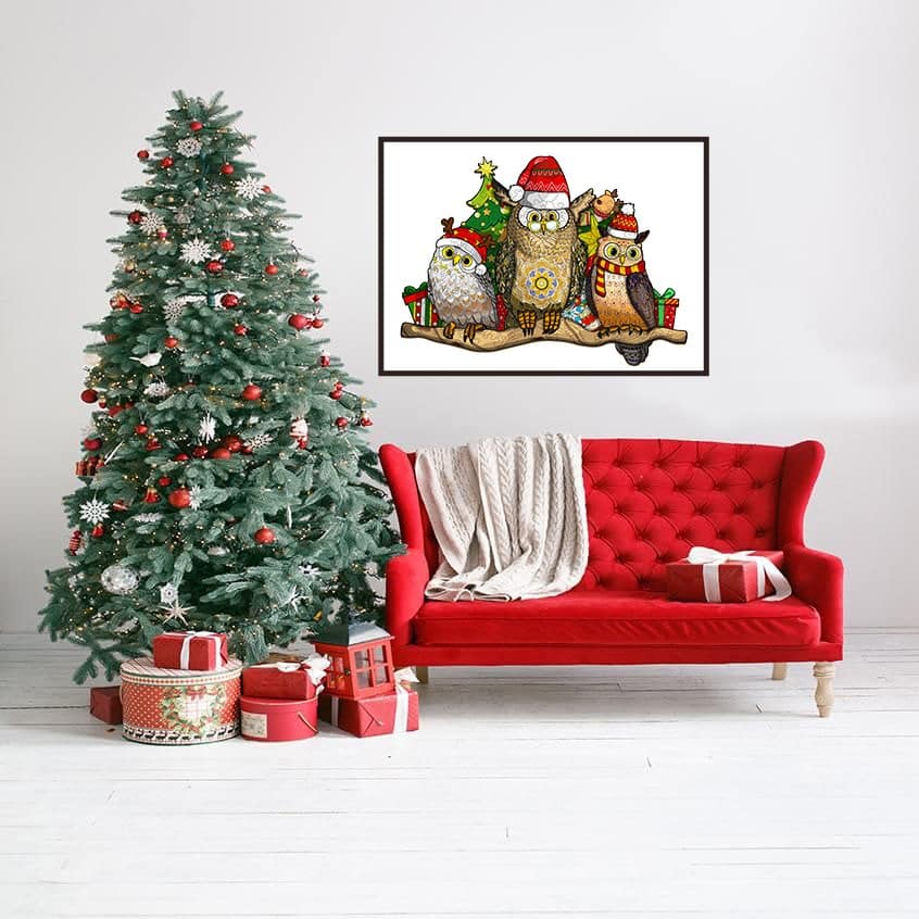 CHRISTMAS PARTY Wooden Jigsaw Puzzle - KAAYEE Puzzle