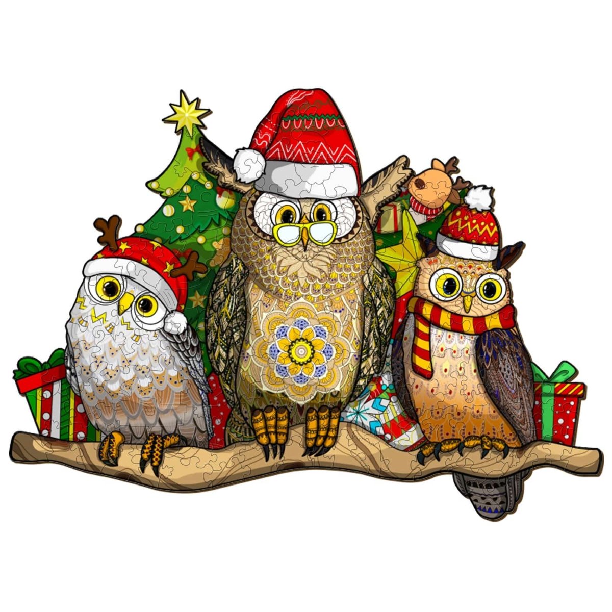 CHRISTMAS PARTY Wooden Jigsaw Puzzle - KAAYEE Puzzle