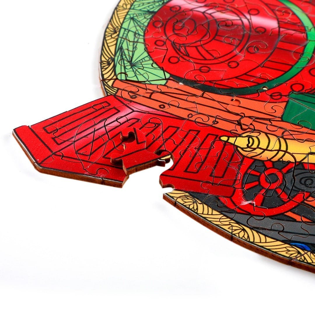 CHRISTMAS TRAIN Wooden Jigsaw Puzzle - KAAYEE Puzzle