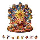 Circus Ferris Wheel Wooden Jigsaw Puzzle - KAAYEE Puzzle