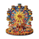 Circus Ferris Wheel Wooden Jigsaw Puzzle - KAAYEE Puzzle