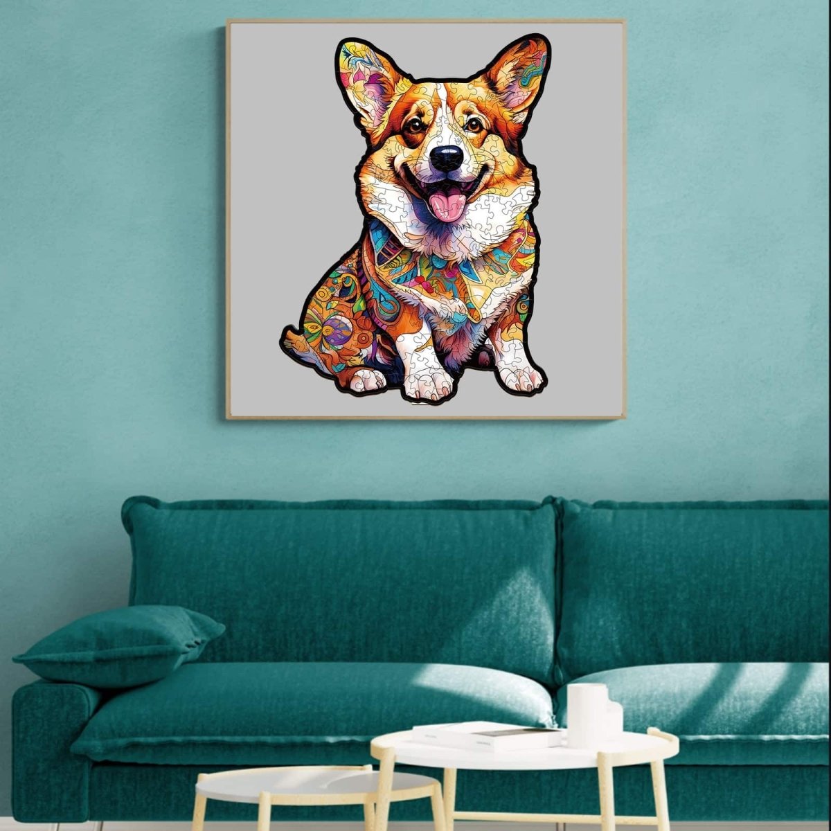 CLEVER CORGI 2 Wooden Jigsaw Puzzle - KAAYEE Puzzle