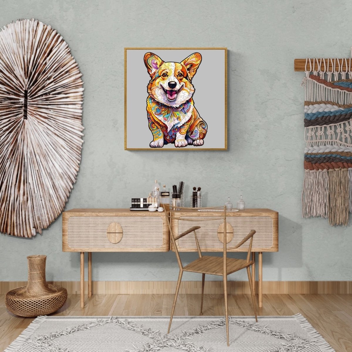 CLEVER CORGI 3 Wooden Jigsaw Puzzle - KAAYEE Puzzle