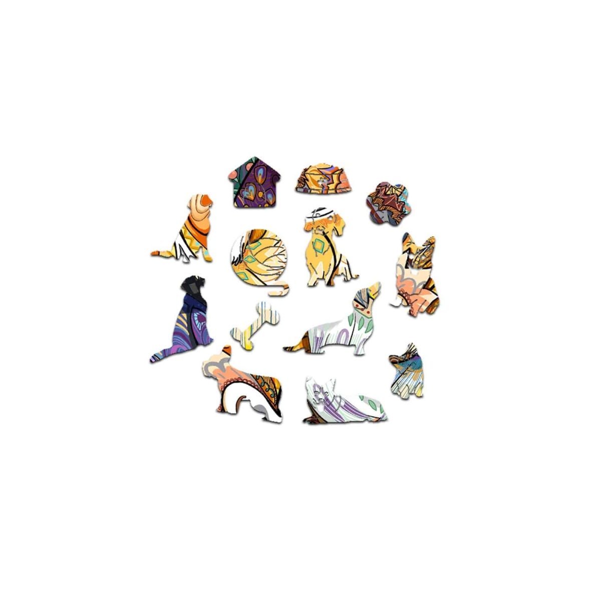 CLEVER CORGI Wooden Jigsaw Puzzle - KAAYEE Puzzle